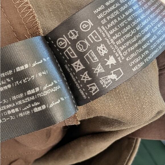 NWT Mango MNG Selection Orchid Seamless Linen Blend Straight Leg Pants, size 4 - Picture 11 of 11